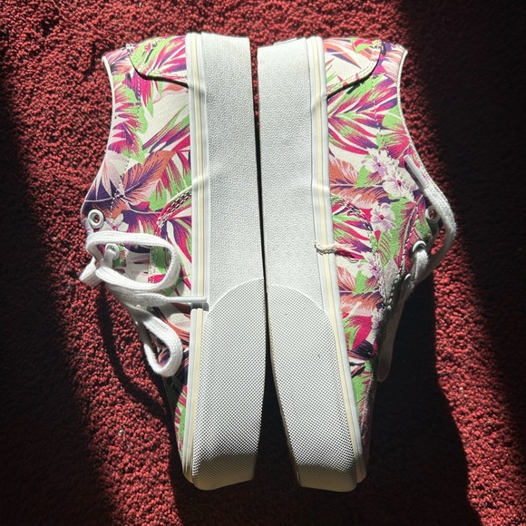 Lace up platform palm leaf vans - Picture 6 of 8